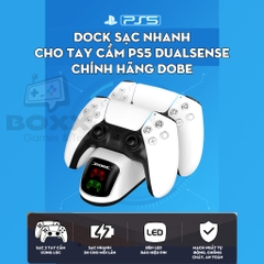 Đế sạc tay cầm PS5 DualSense PlayStation 5, Dock sạc nhanh cho tay cầm PS5