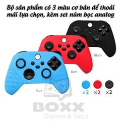 Bọc tay cầm xbox series x, ốp silicone tay cầm xbox series x chính hãng Dobe - Tặng kèm bọc núm analog