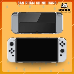 Case trong suốt cho Nintendo Switch Oled, Ốp nhựa cứng trong suốt cho Switch Oled