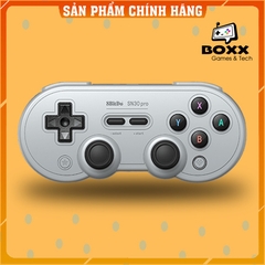 Tay cầm chơi game bluetooth 8Bitdo SN30 Pro Gray cho Nintendo Switch, Windows, Điện thoại