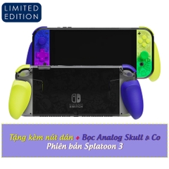 Ốp lưng GripCase hãng Skull & Co cho Nintendo Switch OLED bản Splatoon 3 Limited