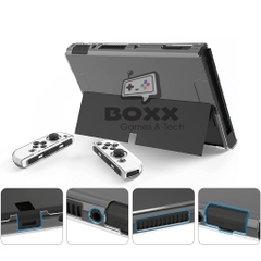 Case trong suốt cho Nintendo Switch Oled, Ốp nhựa cứng trong suốt cho Switch Oled