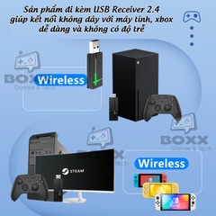 Tay cầm chơi game PC, Laptop, Nintendo Switch, Điện thoại chính hãng Aolion tặng kèm USB không dây