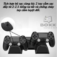 Đế tản nhiệt cho máy PS4 Slim/Pro All in One, chân đế đứng làm mát cho máy PS4 chính hãng Dobe