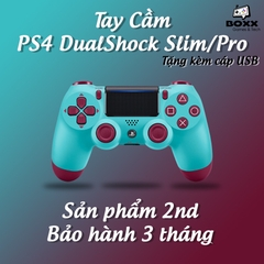 Tay cầm PS4 chính hãng 2nd màu limited, tay cầm ps4 dualshock kèm quà tặng