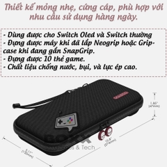 Túi đựng Skull & Co EDC Case cho máy Nintendo Switch Oled, Nintendo Switch V1, V2