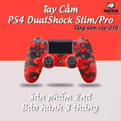 Tay cầm Ps4 Slim/Pro chính hãng 2nd nhiều màu, tay cầm ps4 dualshock kèm quà tặng