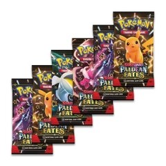 Mặt trước Pokémon Scarlet & Violet Paldean Fates Booster Pack phiên bản tiếng Anh