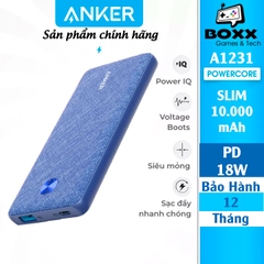 Pin dự phòng Anker PowerCore III Sense 10K A1231 PD 18W