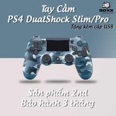 Tay cầm PS4 chính hãng 2nd nhiều màu, tay cầm ps4 dualshock kèm quà tặng