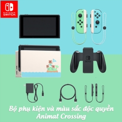 Máy chơi game Nintendo Switch V2 Animal Crossing, bảo hành 12 tháng kèm quà tặng