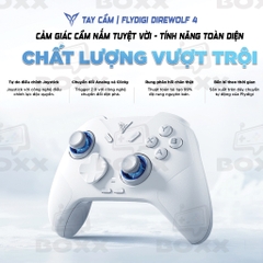 Tay Cầm Flydigi Direwolf 4 Polling Rate 1000Hz, Hall Effect, Joystick Tùy Chỉnh Lực cho Nintendo Switch, PC, Laptop