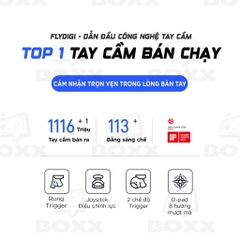 Tay Cầm Flydigi Direwolf 4 Polling Rate 1000Hz, Hall Effect, Joystick Tùy Chỉnh Lực cho Nintendo Switch, PC, Laptop