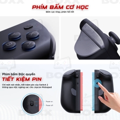 Tay cầm Mobapad M12 HD hỗ trợ Gyro và Macro cho Nintendo Switch 2.