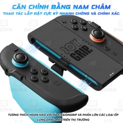 Grip Sạc JoyCon Nintendo Switch 2 Skull & Co. JoyGrip Pro mặt sau có nút remap