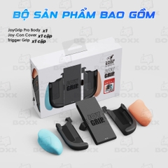 Grip Sạc JoyCon Nintendo Switch 2 Skull & Co. JoyGrip Pro thiết kế công thái học