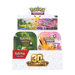Pokemon TCG 30th Celebration Mini Tin – ảnh cận cảnh thiết kế trang trí