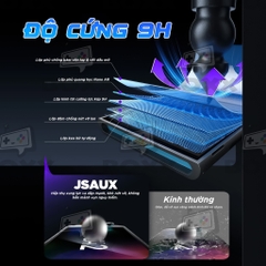 Kính cường lực JSAUX Nintendo Switch 2 độ trong suốt cao hiển thị sắc nét