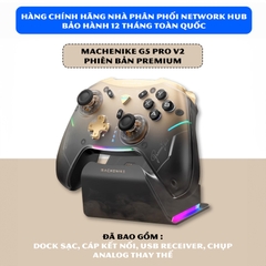Tay cầm chơi game MACHENIKE G5 Pro Phím cơ, Hall Effect, Macro cho Nintendo Switch, PC, Laptop, Steam Deck