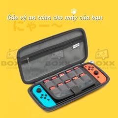 Túi đựng máy Nintendo Switch Oled, V1, V2 chính hãng GeekShare Chó Shiba