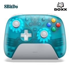 Tay cầm 8BitDo Ultimate 2 Wireless Controller N64 30th Collection Clear Blue chính hãng.