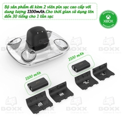 Dock sạc cho tay cầm Xbox One S, Xbox Series X kèm adapter và pin sạc chính hãng 8Bitdo