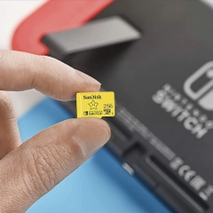 Thẻ Nhớ cho máy Nintendo Switch 256GB Chính Hãng Sandisk