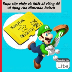 Thẻ Nhớ cho máy Nintendo Switch 256GB Chính Hãng Sandisk