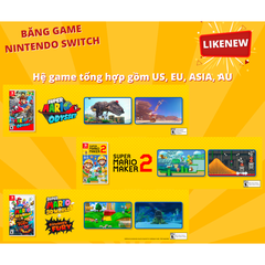 Băng Game Nintendo Switch Like New, Game Nintendo Switch 2ND đầy đủ box