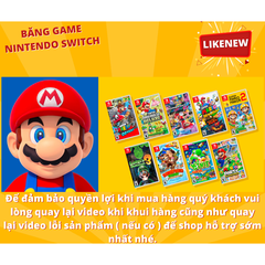 Băng Game Nintendo Switch Like New, Game Nintendo Switch 2ND đầy đủ box