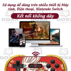 Tay cầm chơi game 8Bitdo N30 Pro 2 Year Of The Rabbit cho Nintendo Switch, Máy Tính, Điện Thoại