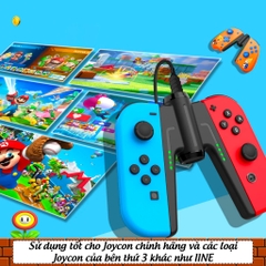Grip Sạc Joy Con chữ V set 2 cái cho Nintendo Switch chính hãng Dobe