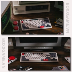 Bàn Phím Cơ 8BitDo Retro Mechanical Keyboard có Bluetooth/2.4G/USB-C, Hot Swap, Aluminum Plate
