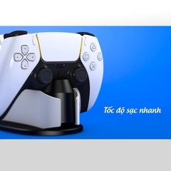 Dock sạc nhanh cho tay cầm PS5 chính hãng SparkFox kèm Adapter