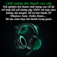 Tai Nghe Xbox Wireless Headset cho Xbox Series X, Xbox One S, Windows, Điện Thoại