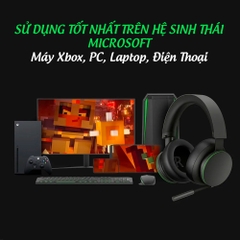 Tai Nghe Xbox Wireless Headset cho Xbox Series X, Xbox One S, Windows, Điện Thoại