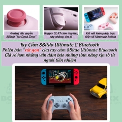 Tay cầm 8Bitdo Ultimate C Bluetooth Controller cho Nintendo Switch
