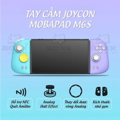 Tay cầm Mobapad M6 HD, Mobapad M6S Joycons trang bị phím cơ, Hall Effect, Gyro, Macro, HD Rumble