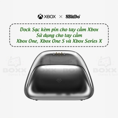 Dock sạc cho tay cầm Xbox One s, Xbox Series x kèm dock và pin chính hãng 8Bitdo, 8BitDo Charging Dock