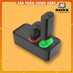 Pin sạc cho tay cầm Xbox One S, Xbox Series X bộ 2 viên pin 800mAh kèm dock sạc chính hãng Dobe