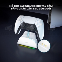 Dock Sạc cho Tay Cầm PS5 DualSense, Đế sạc tay cầm PlayStation 5 chính hãng IINE