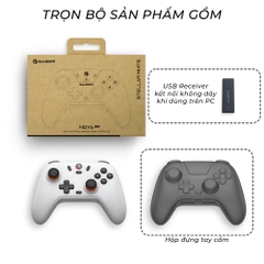 Tay cầm GameSir Nova Lite dùng cho PC, Nintendo Switch, Steam, Android, iOS kèm USB Receiver