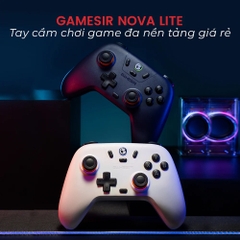 Tay cầm GameSir Nova Lite dùng cho PC, Nintendo Switch, Steam, Android, iOS kèm USB Receiver