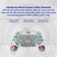 Tay cầm MACHENIKE G5 Pro Max Phím cơ, Analog Hall Effect, Macro kèm Dock Sạc cho Nintendo Switch, PC, Laptop, Steam Deck