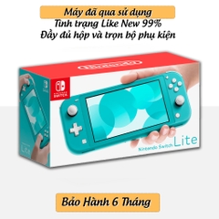 Máy game Nintendo Switch Lite - Màu Cool Blue, bảo hành 12 tháng kèm quà tặng