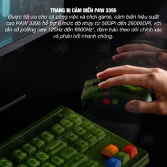 Chuột không dây 8BitDo Retro R8 Xbox Edition Wireless 4K Polling Rate, Micro Switches kèm dock sạc