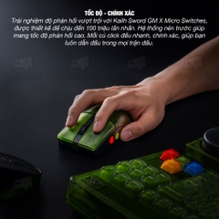 Chuột không dây 8BitDo Retro R8 Xbox Edition Wireless 4K Polling Rate, Micro Switches kèm dock sạc