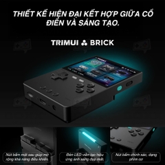 Máy chơi game cầm tay Trimui Brick Game Retro điện tử cổ điển NES, SNES, SFC, PSP, PS1, GB, NDS, N64