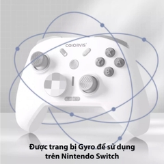 Tay Cầm COIORVIS Pro HD phím cơ, Hall Effect, Gyro, HD Rumble cho PC, Laptop, Nintendo Switch