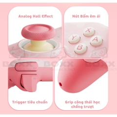 Tay cầm GeekShare Hello Kitty Wireless Controller cho Nintendo Switch, Windows